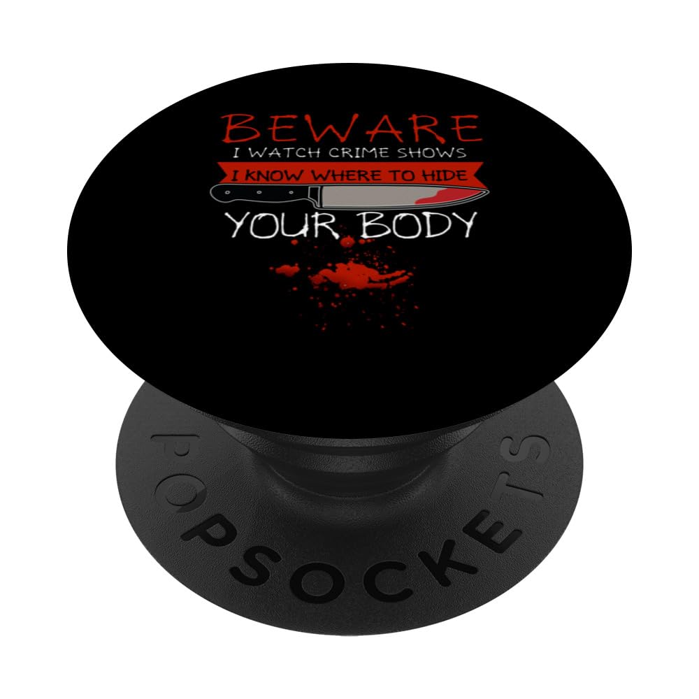 Crime Show Lover True Crime Documentaries Crime Shows PopSockets Swappable PopGrip