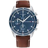Tommy Hilfiger Men's Quartz Multifunction Watch - Stainless Steel - Casual Watch - Gift for Him - 44mm