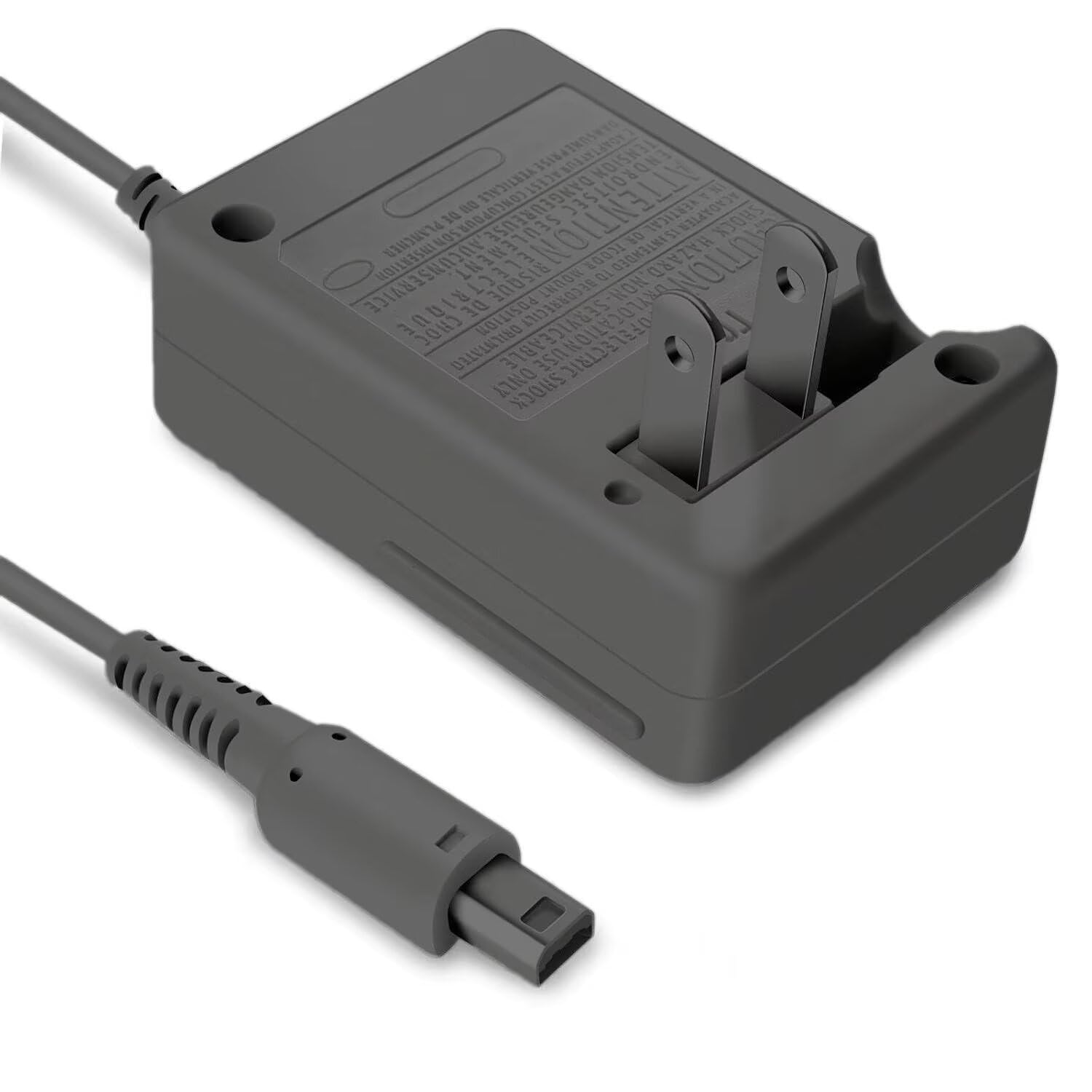 FIOTOK 3DS Charger,3DS Charger Compatible with Nintendo 3DS/ New 3DS XL/DSi/DSi XL/2DS/ 2DS XL Wall Plug Adapter (100-240v),Black