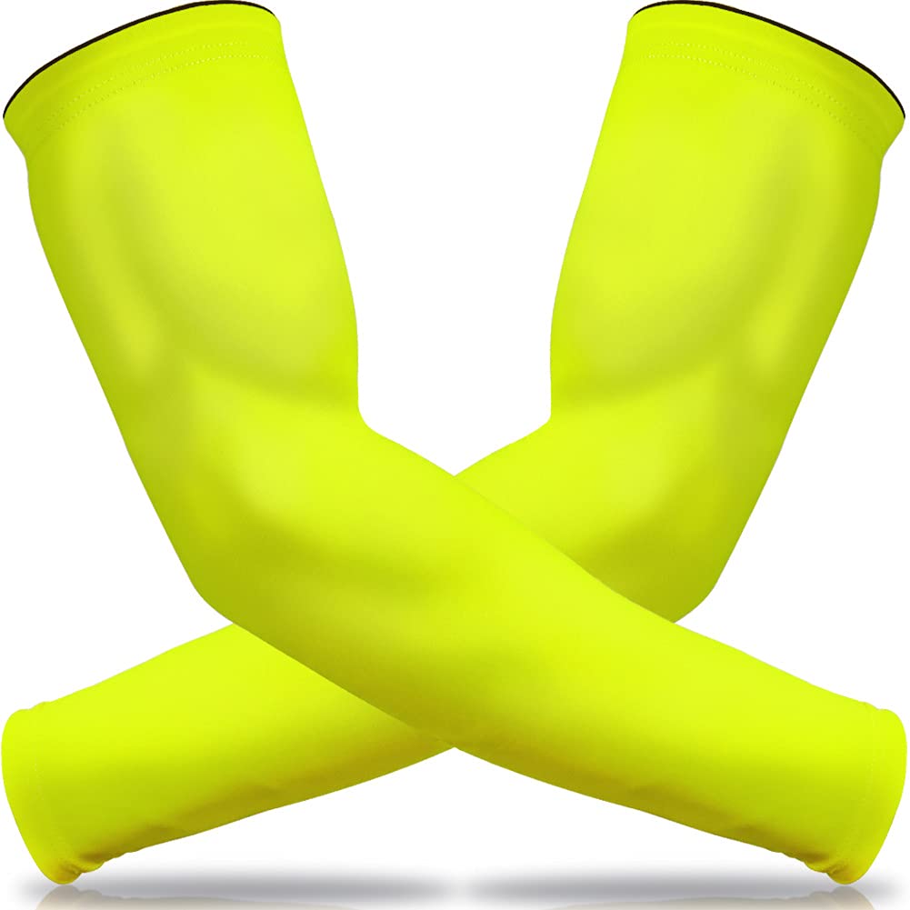 beister 1 Pair Compression Cooling Athletic Arm Sleeve for Women and Men, Breathable Sports Arm Elbow Sleeve for Basketball, Running, Cycling, Outdoors, Arthritis and Lymphedema