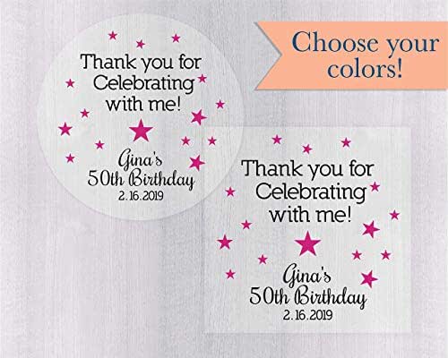 thank you for celebrating with me stickers