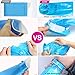 YGDZ 45 Pack Vomit Bags - Disposable Barf Bags for Travel, Motion Sickness, Nausea - 1000ml Blue