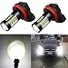 Alla Lighting Extreme Super Bright H11 LED Bulb Fog Light High Power 80W Cree 12V LED H11 Bulbs for H8 H111 H16 Fog Light Lamp Replacement, 6000K Xenon White (Set of 2)