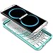 CoverON Hard Slim Fit ClearGuard Series for Samsung Galaxy S8 Case, Teal Mandala Design
