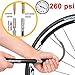Webetop Mini Bike Pump with Frame Mount 260PSI Portable Fits Presta Schrader Valve Quick Inflate for Road Bike Mountain Bike Ball Basketball