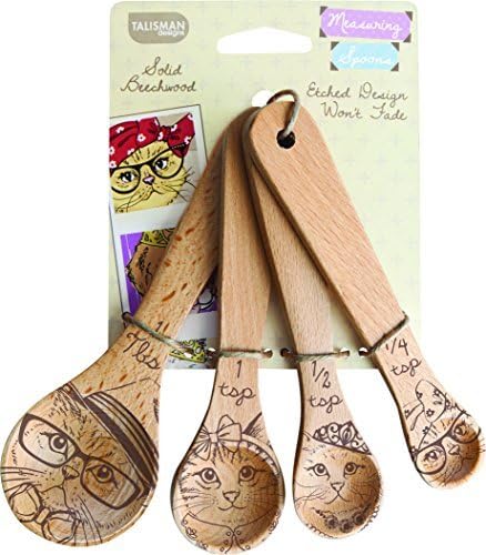 Amazon Talisman Designs Measuring Spoons ソリッドブナ材 レーザーエッチング猫コレクション 4ピースセットincludes 1テーブルスプーン ティースプーン1杯 1 2 ティースプーンと1 4ティースプーンby Talisman Designs Talisman Designs キッチン用品 通販 Amazon Talisman Designs Measuring Spoons ソリッドブナ材 レーザーエッチング猫コレクション 4ピースセットincludes 1テーブルスプーン ティースプーン1杯 1 2 ティースプーンと1 4ティースプーンby Talisman Designs Talisman Designs キッチン用品 通販
