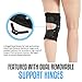 Hinged Knee Brace for Men and Women, Knee Support for Swollen ACL, Tendon, Ligament and Meniscus Injuries