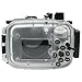 CamDive 40m/130ft Underwater Diving Camera Housing for Canon G7X Mark II Comes with CamDive Red Diving Filter & Neoprene housing cover