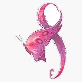 Butterfly Ribbon Breast Cancer Awareness Sticker Vinyl Decal Car Laptop Wall Window Bumper Sticker 5