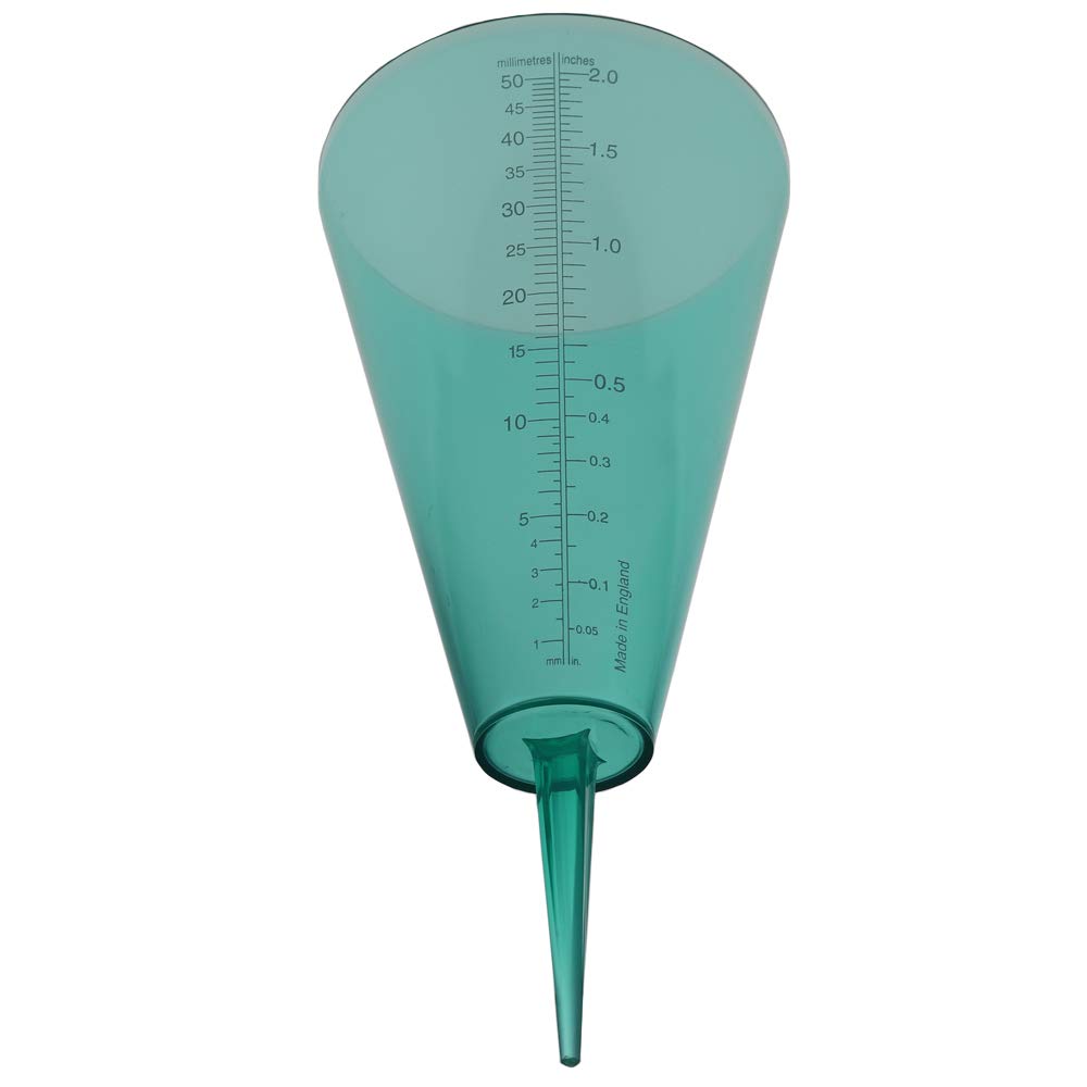 Brannan Sprinkler Rain Gauge to Monitor Rainfall Levels with Easy to Read Scale Rain Meter for Your Garden