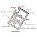 BELURSUS 11-Tools-in-1 / Multipurpose Silver Beer Bottle Opener/Portable Wallet Pocket Size/Gifts for Men 2 Pack