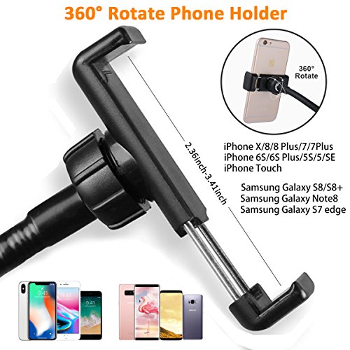 image for Selfie Ring Light with Cell Phone Holder Stand for Live Stream / Makeu