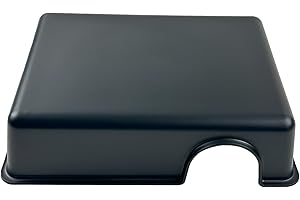 FCALIVV Humid Hideout Cave for Reptiles, Snake Hide for Ball Pythons, Gecko Hide, Leopard Geckos, Bearded Dragons,Compact Terrarium Decor with Easy-Clean Design (9.5"x6.7"x2.2" Large)