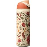 Owala FreeSip Stainless Steel Water Bottle 24 oz Woodland Boho