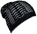 D&Y Women's Loose Knit Reversible Chevron Pattern Beanie/Skull Cap (One Size)