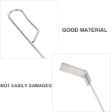 DOITOOL 46cm Stainless Steel Charcoal Ash Rake BBQ Tool for Kamado Joe view 3