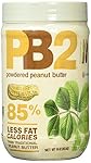 Bell Plantation PB2 Powdered Peanut Butter, 1 lb Jar (2-pack)