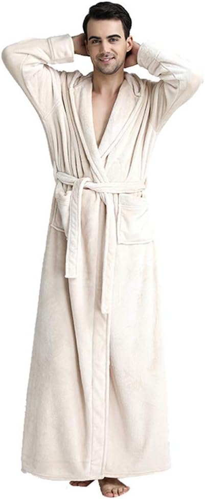 extra long dressing gown with hood