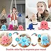 JXMORE Soft Reversible Octopus Plush Toys - Flippy Mood Octopus Reversible Plushies - Stuffed Happy Sad Octopus Gifts…