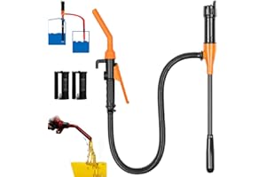 UTRUM Portable Power Battery Pump, Portable Battery Pump for Gas, Battery Powered Fuel Transfer Pump, Gas Siphon Pump for Gasoline, Efficient Liquid Water/Diesel/Fuel Transfer Pump, Easy to Use(1PC)