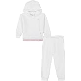 Calvin Klein girls 2pc Silky Sherpa Pant Set