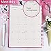 2019 Planner - Academic Weekly & Monthly Planner, Twin-Wire Binding with Flexible Pocket Cover, 8
