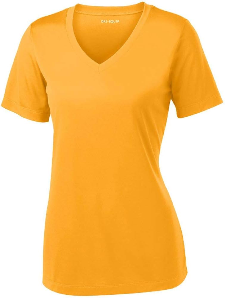 Joe's USA Women's Short Sleeve Moisture Wicking Athletic Shirts Sizes XS-4XL: Clothing