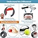 Komene Ergonomic Mesh Office Chair, High Back Computer Chairs with Adjustable Headrest backrest, 3D Flip-up Arms, Swivel Executive Chairs More Comfortable for Height Under 5′11″