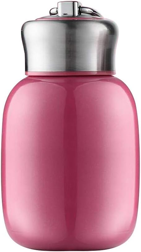 Mini Shape Vacuum Thermos Mug - Leakingproof Design, Keep Your Drink Hot for up to 6-12 Hours, Stainless Steel Travel Coffee Tea,Milk, Cup - Creative Bottle Small Water Cups, 280ml (6.5x13.8cm, Red)