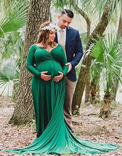 Saslax Maternity Off Shoulders Long Sleeve Half Circle Gown for Baby Shower Photo Props Dress Green X-Large in Saudi Arabia | Whizz Special Occasion Saslax Maternity Off Shoulders Long Sleeve Half Circle Gown for Baby Shower Photo Props Dress Green X-Large in Saudi Arabia | Whizz Special Occasion