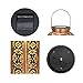 Petrala Solar Lantern Lights Outdoor Vintage Metal Hanging Lanterns 7 lumens Copper Brown with Handle for Garden Patio Table Valentine Gifts