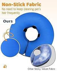 Supet Inflatable Dog Cone Collar Alternative After