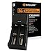 Lithium Battery Smart Charger – Professional and Fast Li-ion Charging – Rapidly Charges 18650, 14500, AAA, AA and Most NiMH Batteries – Blue Progress Lights and Fire Safe Intelligent Circuitry