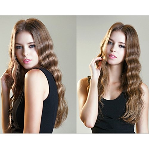 Curling Iron 3 Barrel Hair Waver Iron Black Jumbo Hair Crimper Beach