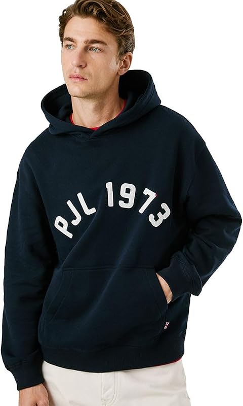Herren Maverick Hoodie Sweatshirt, Blau (Dulwich Blue), S