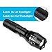 LED Tactical Flashlight 2-Pack, SHINE HAI 1000Lumens Bright Handheld Flash Light, High Powered 5 Modes Adjustable Focus and Zoomable Torch Light, Outdoor Water Resistant for Emergency Camping Hiking