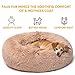 Friends Forever Luxury Marshmallow Cat Bed, Calming Dog Beds for Small Dogs, Fluffy Dog Bed for Pet Comfy – Tan 23 X 23 Inchthumb 2