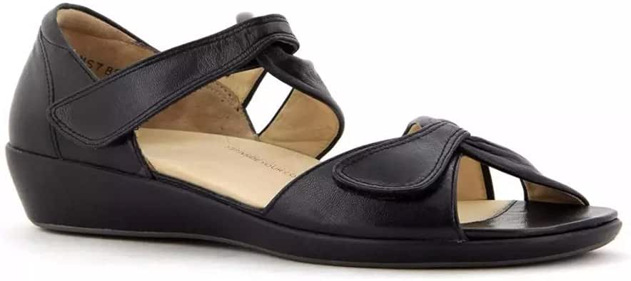 Amazon.com | Ziera Gloss Black Women's Sandal (6.5) | Sandals