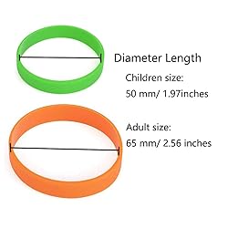 100pcs/set Plain Silicone Wristbands Blank Rubber