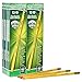 TICONDEROGA Pencils, Wood-Cased, Unsharpened, Graphite #2 HB Soft, Yellow, 96-Pack (13872)