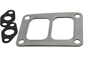 HATURBO Turbo Stainless Steel Gasket Fit for Detroit Diesel Truck 12.7L Series 60 for Holset Garrett BorgWarner KKK K31 GT4294 GTA4294 HX50 HX55 714788 23525464 23522781 23528062 23528065 Turbocharger