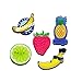 Acrylic Creative Cute Fruit Brooches Badge for Clothes/Bags/Backpack Ect (15 pieces)