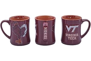 RFSJ R.F.S.J. Virginia Tech Ceramic 16 oz Relief (3D) Mug Red