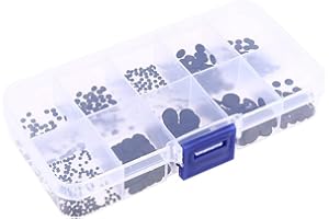 Conductive Rubber Pads Repair Kit – 500PCS Silicone Electrical Pads in 10 Sizes (.–8mm) for IR Remote Control, Gaming Console