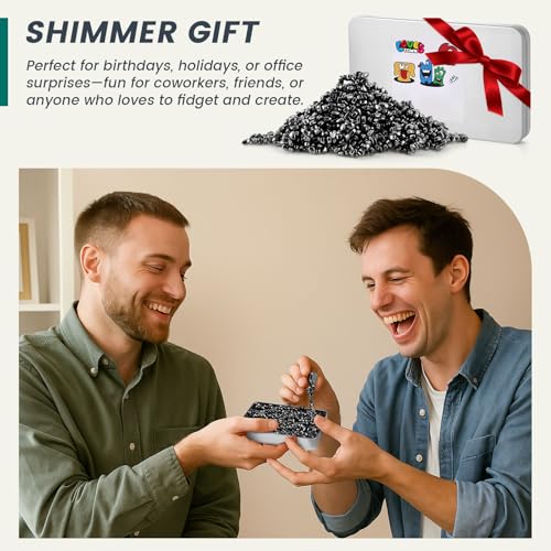 LovesTown 550PCS Fidget Toys Adult, Ferrite Putty Magnetic Rocks for Office Teens Gifts