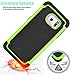 Tekcoo for Galaxy S6 Case, [Tmajor Series] [Green/Black] Shock Absorbing Hybrid Rubber Plastic Impact Defender Rugged Slim Hard Case Cover Shell for Samsung Galaxy S6 S VI G9200 GS6 All Carriers