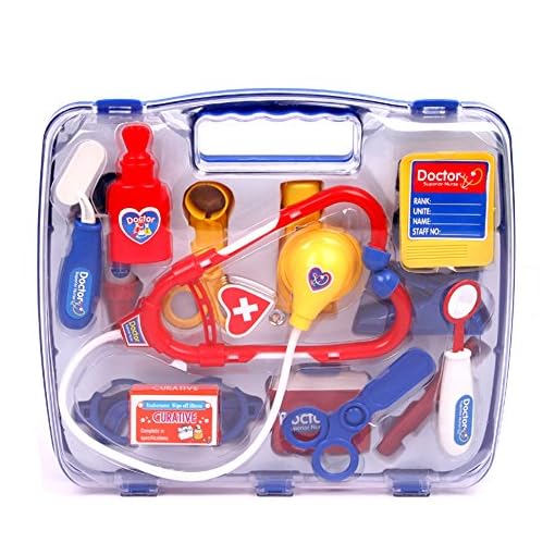 Youtop Educational Doctor Medical Kit Pretend Play Purple Set for Toddlers - Image 4