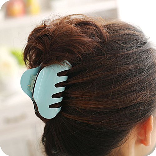 usongs Large acrylic hair accessories hairpin leopard hair grasping claws grasping fixed clip clip hair headdress Korea