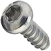 Small Parts 0305LTP Steel Thread Rolling Screw for Plastic, Zinc Plated, Pan Head, Star Drive, #3-24 Thread Size, 5/16