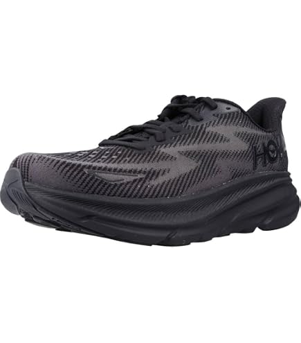 Amazon.com | HOKA Clifton 9 Mens Shoes Size 10, Color: Black/Black